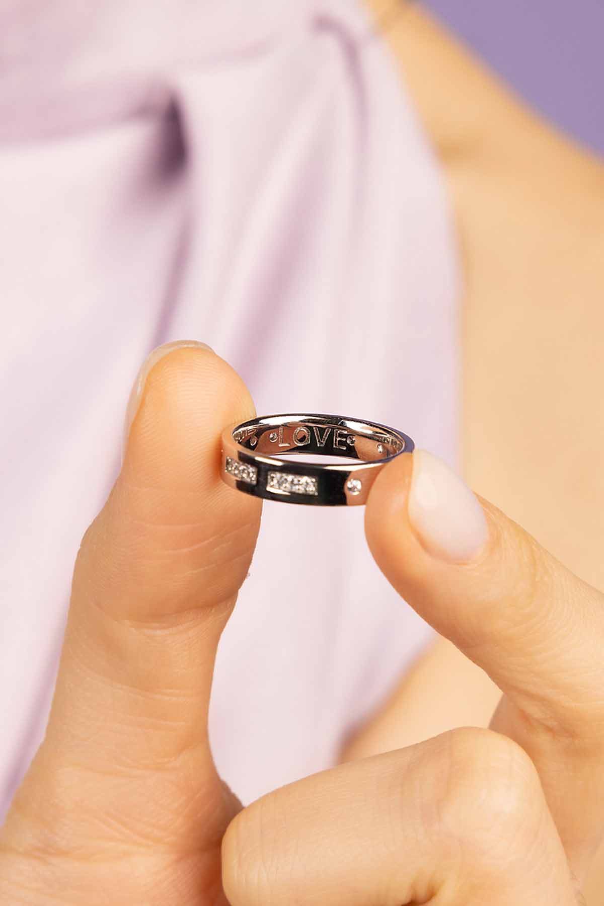LOVE Morse Code Ring - Image 7